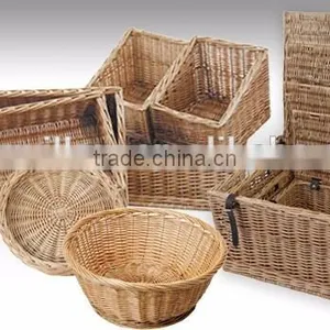 Wholelsale Oval Wicker Basket, Wicker Carry Basket, Handwoven Willow Basket thumbnail-4