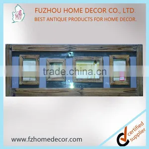 Decorative Antique Multi Openings Wooden Tempering Glass Photo Frame thumbnail-1