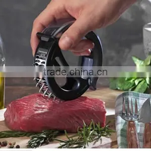 CY123 PRO Rolling Meat Beef Tender Easy Handle Tenderizer Needle Kitchen Tool thumbnail-3