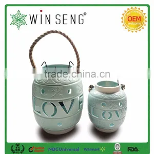 Exquisite Ceramic Decoration Items Ceramic Candle Holder thumbnail-2