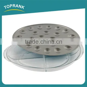 Hot Selling Keep Food Fresh AS Iced Eggs Bowl With Stainless Steel Tray thumbnail-2