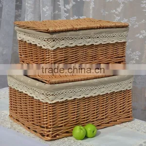 2016 New Design Willow Material Wicker Suitcase for Home Decoration thumbnail-5