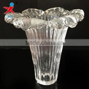 High Quality Desk Lamp Transparent Glass Lampshade/machine Pressed Glass Chandelier Lamps/creative Flower Lamp Glass Chimney thumbnail-1