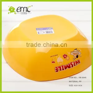 Big Squar Double Color Market New Design Plastic Salad Bowls Dinner Bowl thumbnail-5