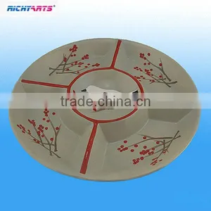 Katie Bird Decorative Ceramic Food Divided Plate thumbnail-1