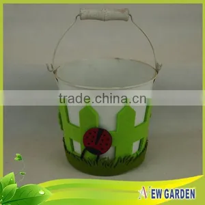 High Appraise Unique Metal Storage Basket,Decorative Metal Flower Pot thumbnail-5