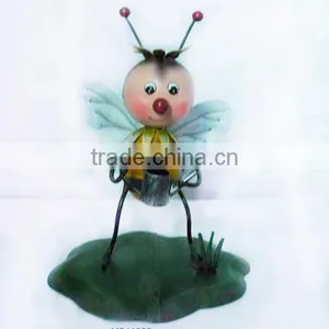 YS11989 Cute Metal Bee Gardening Handing Water Can With Size 9X6.5X15.5" thumbnail-1