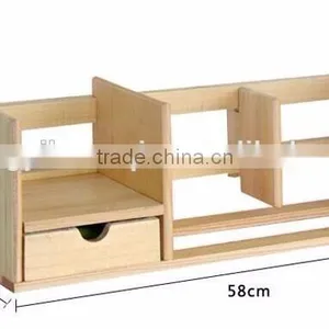 High Quality and Cheap Clear Wooden Storage for Book thumbnail-1