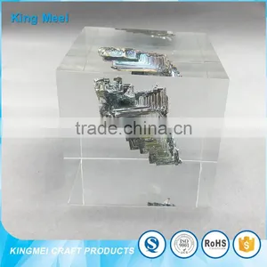 China Factory Clear Acrylic Craft Cube Paperweight thumbnail-3