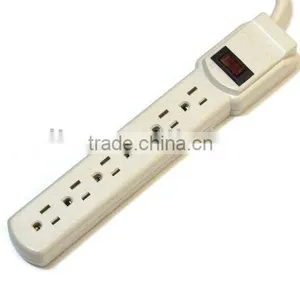 S20678 UL Listed 6 Outlet Power Strip With Surge Protector thumbnail-1