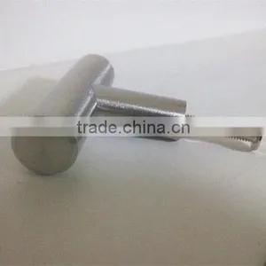 2" 12mm Solid Stainless Steel 201 T-Knob Drawn Pull 30020 thumbnail-3