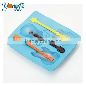 Daily Life Kitchenware Rock Guitar Ice Tray Mold With Stirrer thumbnail-1