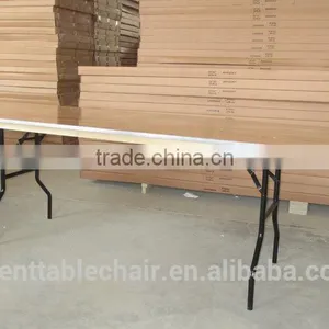 Plywood Rectangle Folding Dining Table Manufacturer in China thumbnail-2