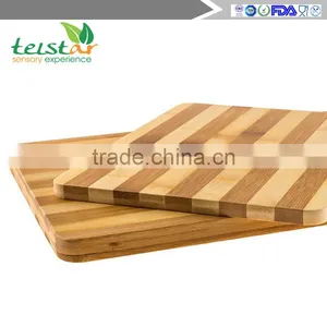 Beautiful Bamboo Chopping Block & Small Tray Sets: Wood Chopping Block, Bread Plate Cover a Cheese Platter thumbnail-4