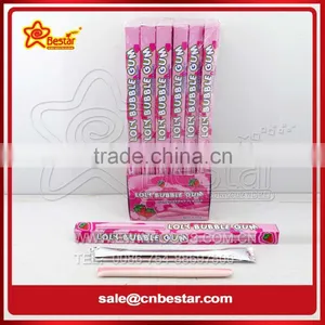 18g Strawberry Flavor Long Bubble Gum thumbnail-1