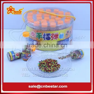 Plastic Grenade Bottle With Mini Colorful Hard Candy thumbnail-1