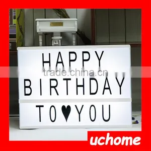 UCHOME Cinematic Light Box / Home Decoration Letter Light Box thumbnail-1
