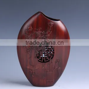 Small Wooden Office Handmade Decoration Bottle - Chinese Style thumbnail-3