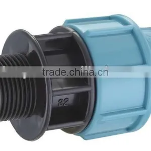 PP COMPRESSION FITTING--MALE COUPLING thumbnail-1
