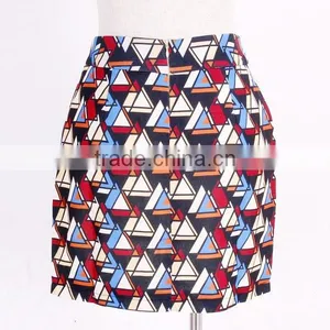 Guangzhou Cheap Fashion Design Floral Skirt for Girls thumbnail-1