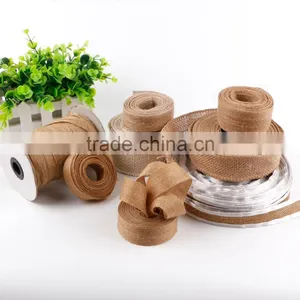 Eco -Friendly Nature Jute Burlap Ribbon Wholesale thumbnail-6