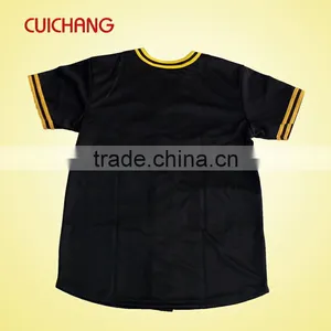 Baseball Jersey,Wholesale Polyester Heat Transfer Printing Custom Design Baseball Team Wear BQF-070 thumbnail-3