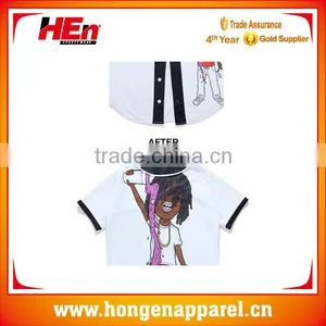 Custom Make Full Sublimation Printing Baseball Jerseys thumbnail-3