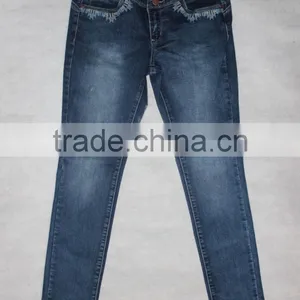 GZY Blank Denim Jeans Wholesale Jeans Mixed Styles Stocklots thumbnail-4
