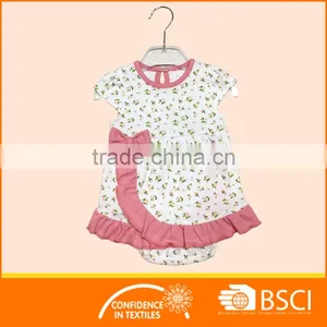 Baby Girl Dress Nice Pom Pom Romper thumbnail-1