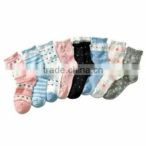 Navy Kids and Baby's Girl Socks Children Socks thumbnail-1