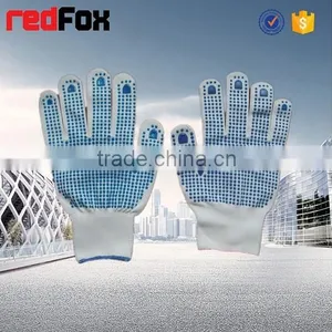 100% Polyester Knitted Double Palm Safety Work Glove thumbnail-3