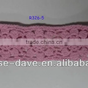Wholesale Cotton Yarn Flower Crochet Headbands for Women thumbnail-1