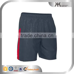 100 Polyester Shinny Shorts Sublimation Printed With Mesh Lining thumbnail-1