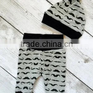 2016 Lovely Infants Toddlers Baby Clothes Print Onesie Baby Boy Coming Home Outfit New Baby Sets thumbnail-4