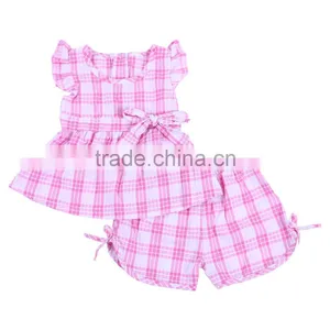 2017 Warm Color Baby Wear Kids Smocked Children Infant Clothing Wholesale Toddler Clothing thumbnail-2