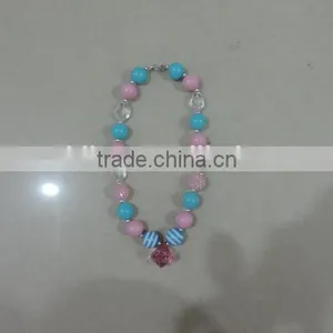 Baby Girl Summer Necklaces Round Pearl Jewelry Star Kids Clothing Accessories 2016 Wholesale Children Clothes Decor thumbnail-4
