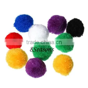 Round Mixed Handmade Terylene Pom Pom Ball For DIY Knitting 19mm-21mm thumbnail-1