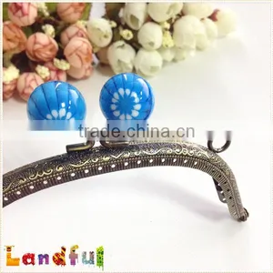 Colorful Gumball Frames Bag Making Supplies Metal Coin Sewing Purse Frame thumbnail-5