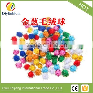 20mm Handmade Art Toys Chenille Stems Bendaroos Christmas Plush Ball Hair Root Diy Children Toys Gifts thumbnail-3