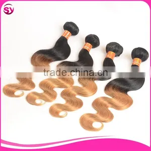 Fast Shipping Ombre Cheap Brazilian Hair Bundles,Body Wave Cheap Brazilian Hair Weave Bundles thumbnail-5