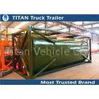 Customized Oil Tank Trailer 4mm 5mm 6mm Tank Thickness , Semi Truck Trailer thumbnail-1