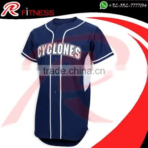 Custom Tackle Twill Button Down Baseball Jersey thumbnail-5