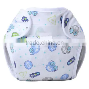 Fruit Pattern Printed 100% Cotton Reusable Sleepy Baby Cloth Diaper thumbnail-2