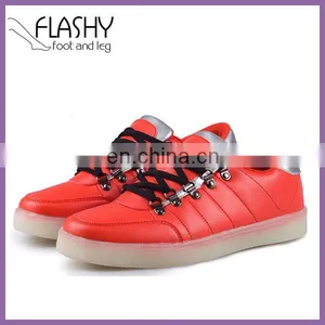 Wholesale Men Leisure Shoes Colorful Glowing Shoes Lights up Led Luminous Shoes Mens thumbnail-1
