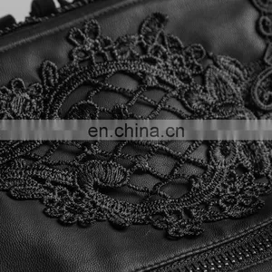 Pyon Pyon Gothic Lolita Black Girdle Underbust Corset LS-045 thumbnail-6