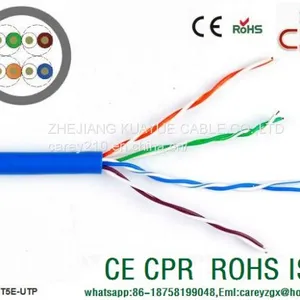 Lan Cable Utp Cat5e 24awg Copper Conductor thumbnail-2