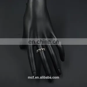 MCR-0040 Fashion Latest Crown Shaped Novel Ring Designs for Girls thumbnail-4