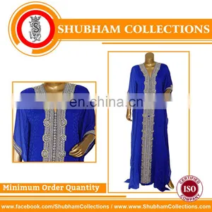 NEW DESIGNER AND FASHIONABLE INDIAN KAFTAN ABAYA thumbnail-1