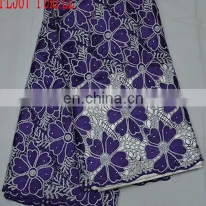 Hot Sale Cotton Lace/ African Cord Lace/ Guipure Lace/ Embroidery Lace thumbnail-1