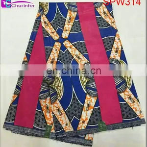 African Fabrics Veritable Super Wax Wax Block Prints Super Wax Hollandais SPW312 thumbnail-3